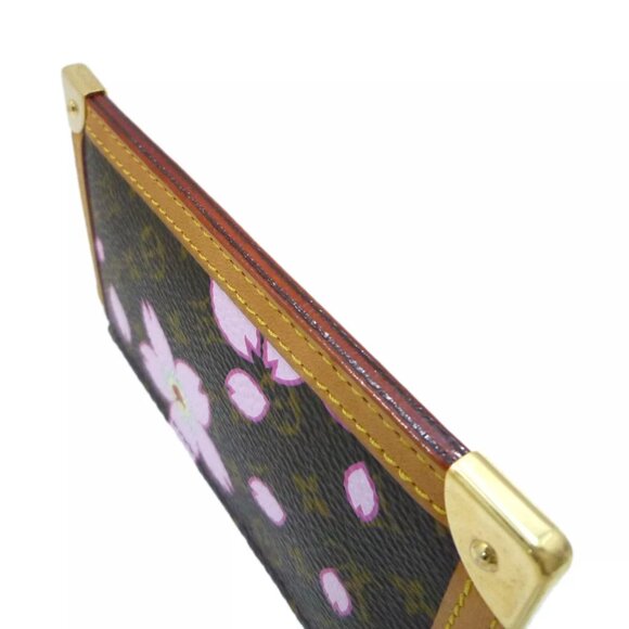 Auth LOUIS VUITTON Pochette Cles Cherry Brossom Key Coin Purse M92015 #W511008 - Picture 12 of 15